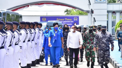 Vaksinasi Lantamal I Belawan,Gubsu Sebut Sinergitas Lembaga Baik