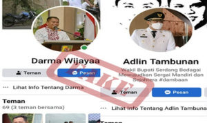 Masyarakat Diminta Waspadai Akun Palsu Bupati dan Wabup Sergai
