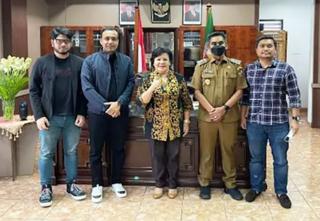 Bupati Karo Terima Kunjungan Ketua HIPMI Sumut