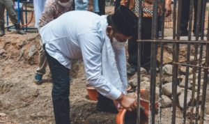 Wako Psp Lakukan Peletakan Batu Pertama Bangunan Mesjid 'Musafir'