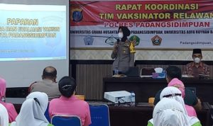 Dinkes Psp Apresiasi Polres Kota Psp Bentuk Tim Vaksinator Percepat Vaksinasi