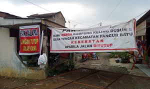 Lapas Pancur Batu "Tutup Paksa" Jalan Kampung Keling, Ratusan Warga Resah