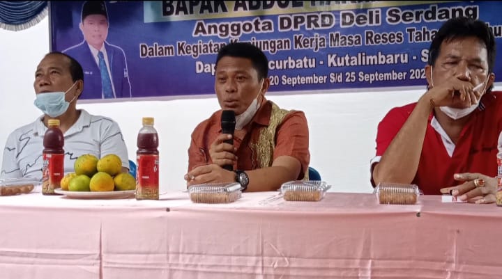 Reses, Anggota DPRD Deli Serdang Tampung Aspirasi Warga, Abdul Hakim Sorot Izin Bangunan Lapas Pancur Batu