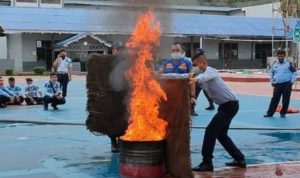 Antisipasi Insiden kebakaran Tangerang, Lapas Psp Gelar Simulasi Pamadaman