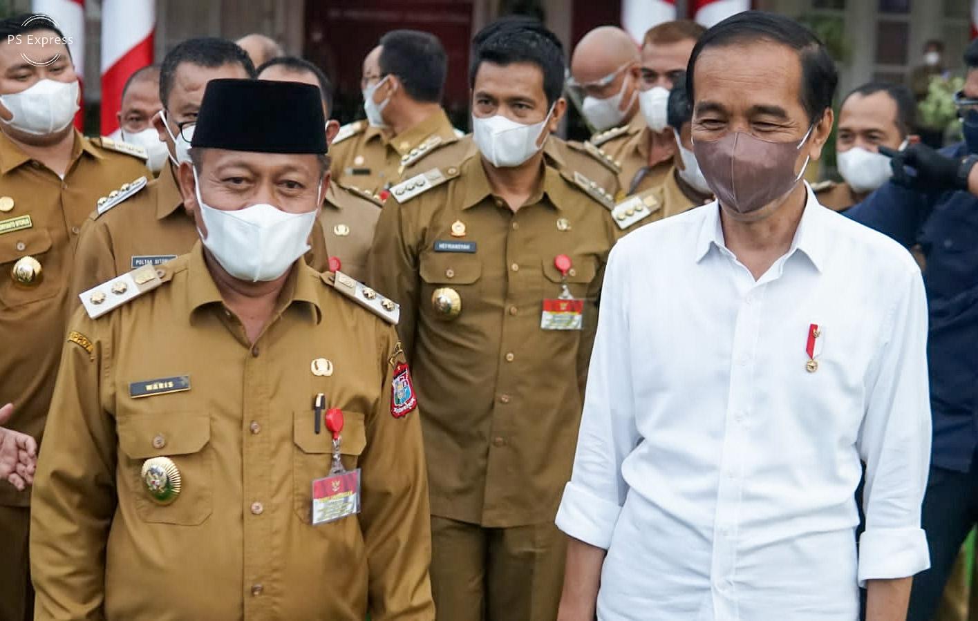 Presiden Jokowi Berikan Penghargaan Penanganan Covid-19 Kepada Bupati/Walikota Se- Sumut