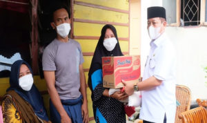 Plt Wali Kota Tanjungbalai Kunjungi Korban Kebakaran di Kecamatan Teluk Nibung