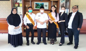 H. Waris Tholib Terima Kunjungan Putra-Putri Sumut 2021 Asal Tanjungbalai