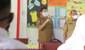 Tinjau PTM, Wabup Sergai : " Prokes Harus Dilaksanakan Secara Ketat"