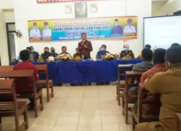 Wakil Bupati Karo Apresiasi Kasus Covid-19 di Munthe Menurun
