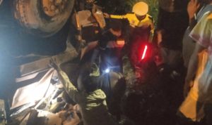 Tragis! Truk Bermuatan Terguling Berujung Maut, Pengemudi Tewas
