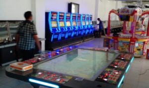 Puluhan Mesin Judi Logo LION Bebas Beroperasi, Plaza Yanglim di Sulap Arena Bisnis Haram Omzet Ratusan Juta