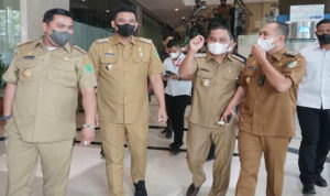 Bobby Nasution Ikuti Rakor Evaluasi PPKM Anggaran Penanganan Covid-19 Se-Sumut