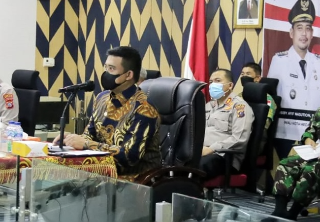 Anugrah Tangguh Adhiwirasana, Wali Kota Medan Terima Pujian Gercep Turunkan Level PPKM