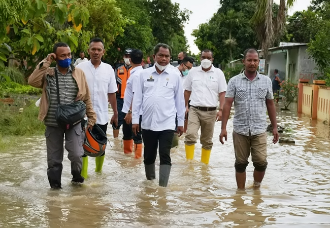 Bupati Sergai Gelar Ratas Terkait Banjir di Dolok Masihul