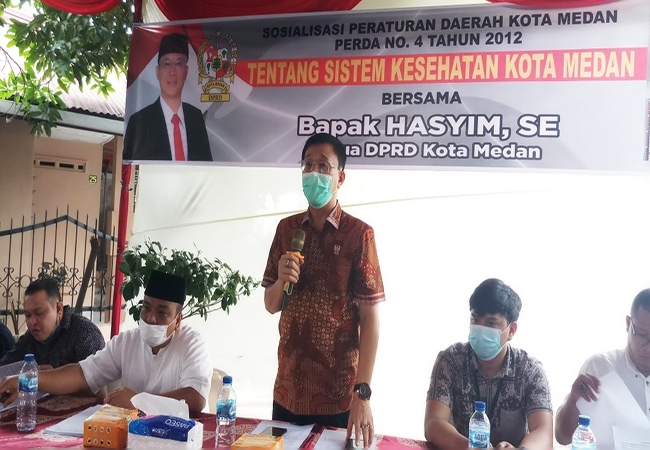 Ketua DPRD Medan Ajak Warga Sukseskan Vaksinasi Massal