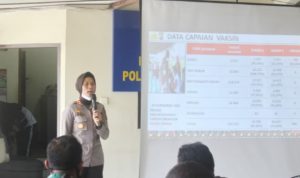 Gelar Anev, Kapolres: "Vasksinasi Kota Psp Masih Capai 43%, Diminta Bantu Capai 70%