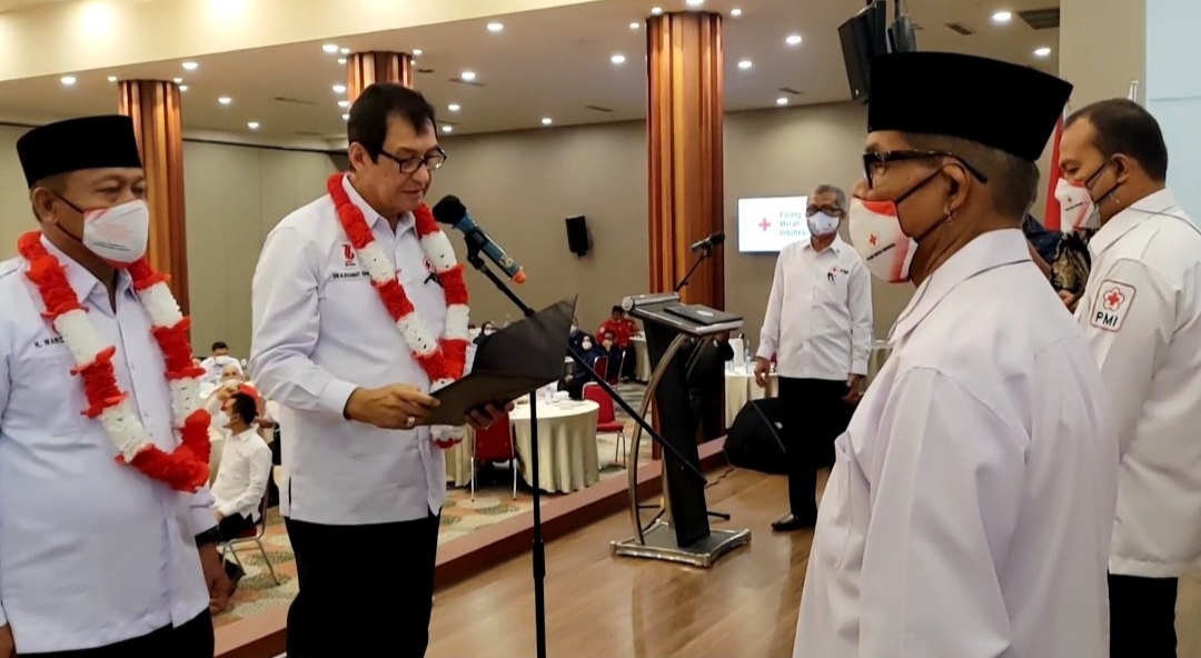 PMI Tanjungbalai Resmi Dilantik, Plt Walikota Giatkan Jumat Bersih