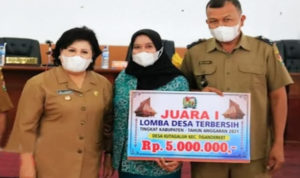 Bupati Karo Apresiasi Kutagaluh Raih Desa Bersih