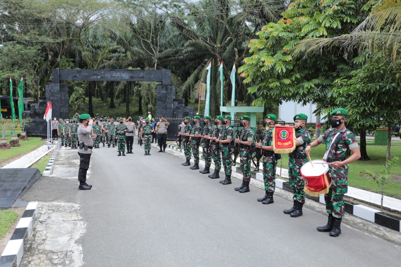 Kapoldasu dan Pangdam I/BB Pimpin Upacara HUT Infanteri ke 73
