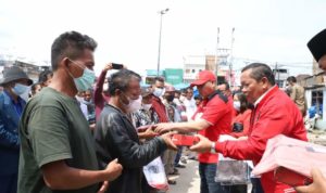 Natal PDIP Sumut di Taput, Diwarnai Bakti Sosial ke Rutan dan Wong Cilik