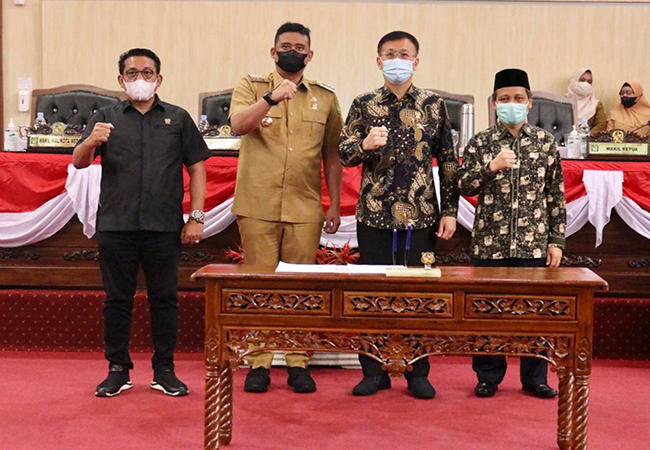 DPRD Medan Terima dan Setujui Ranperda Ketentraman dan Ketertiban Umum Jadi Perda
