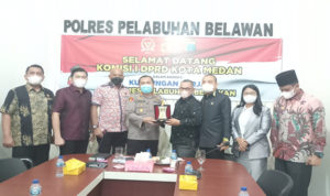 Komisi I DPRD Medan Harap Polresta Belawan Ciptakan Suasana Kondusif dan Berantas Judi