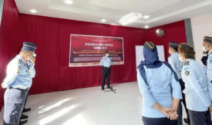 Rutan Kelas IIB Tanjungpura Kanwil Kemenhumkam Sumut Deklarasi Janji Kinerja 2022