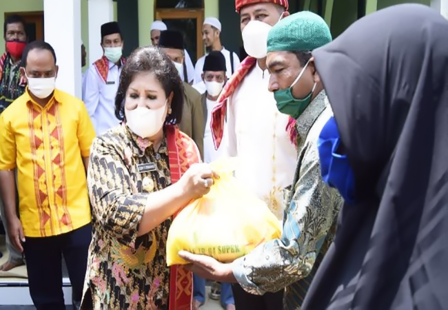 Bupati Karo Hadiri Peresmian Mesjid Al-Musannif