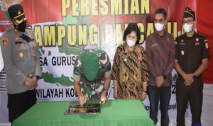Bupati Karo Hadiri Peresmian Kampung Pancasila