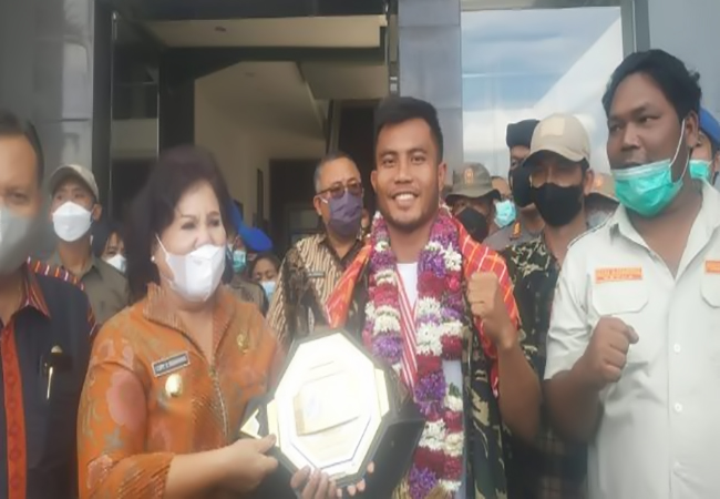 Bupati Karo Sambut Kehadiran Sang juara One Pride MMA