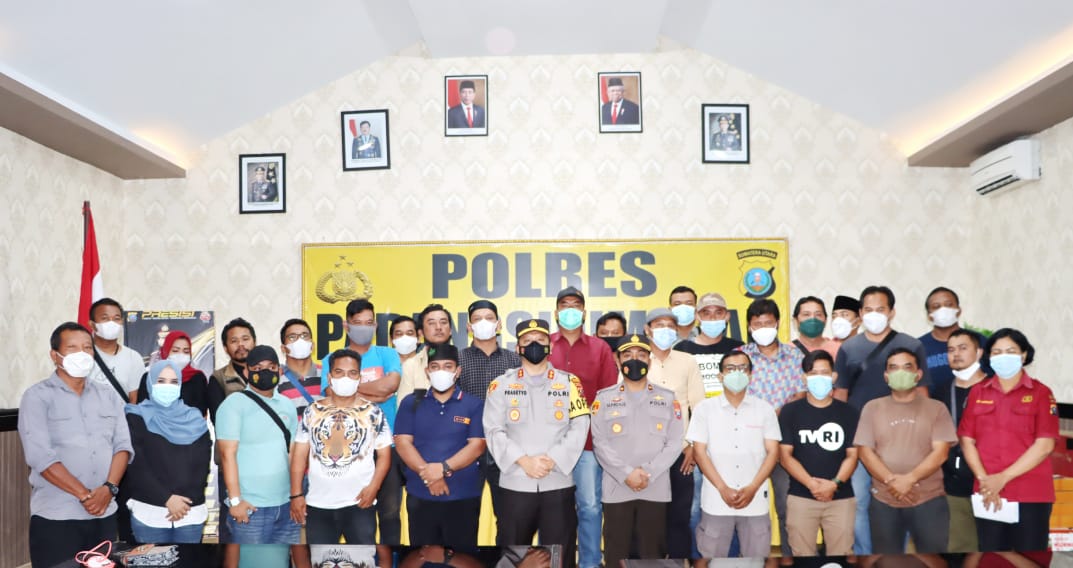 Polres Sidempuan Gelar Silaturahmi dengan Insan Media