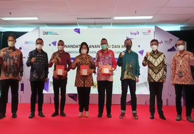 Bupati Karo MoU Dengan Telkom Indonesia Program Digitalisasi 1 Data