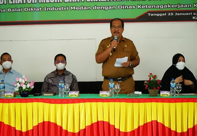 Wakil Bupati Asahan Buka Diklat 3in1