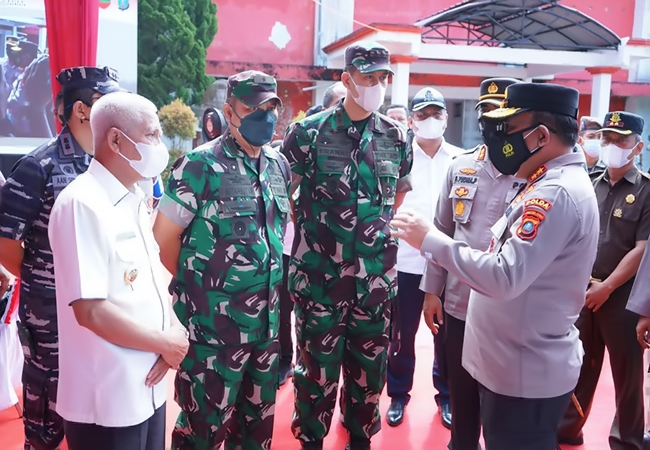 Kapolda Sumut dan Forkopimda Asahan Vaksinasi Covid-19 Serentak Kelompok Lansia