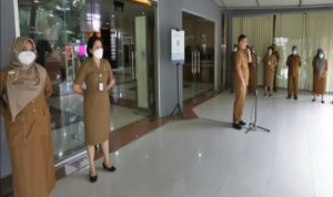 Sekwan Pimpin Apel bersama ASN DPRD Medan