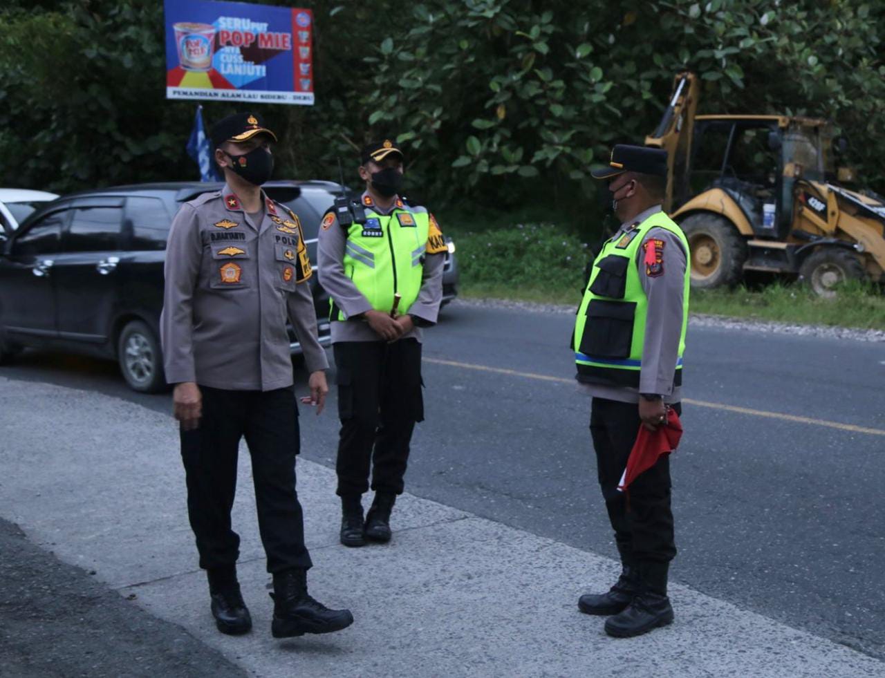 Waka Polda Sumut Tinjau Pos PAM Jalur Berastagi-Medan