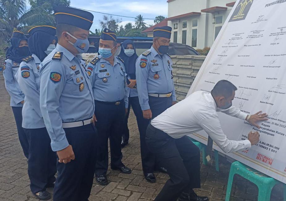 Lapas Sidempuan Deklarasi Bebas Peredaran Uang