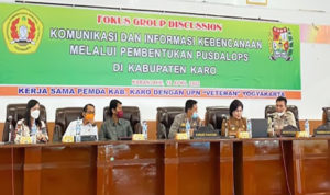 Pemkab Karo FGD Komunikasi dan Informasi Bencana Dengan UPN Veteran Yogyakarta