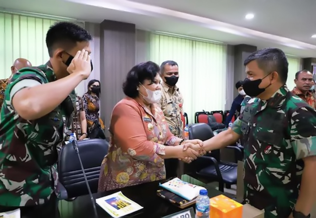 Bupati Karo Hadiri Rapat TMMD ke-113