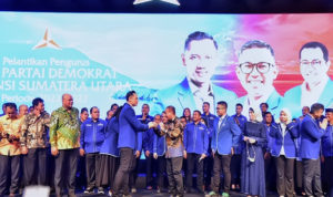 Lantik Pengurus Demokrat Sumut, Edy Rahmayadi Minta Kawal Pembangunan