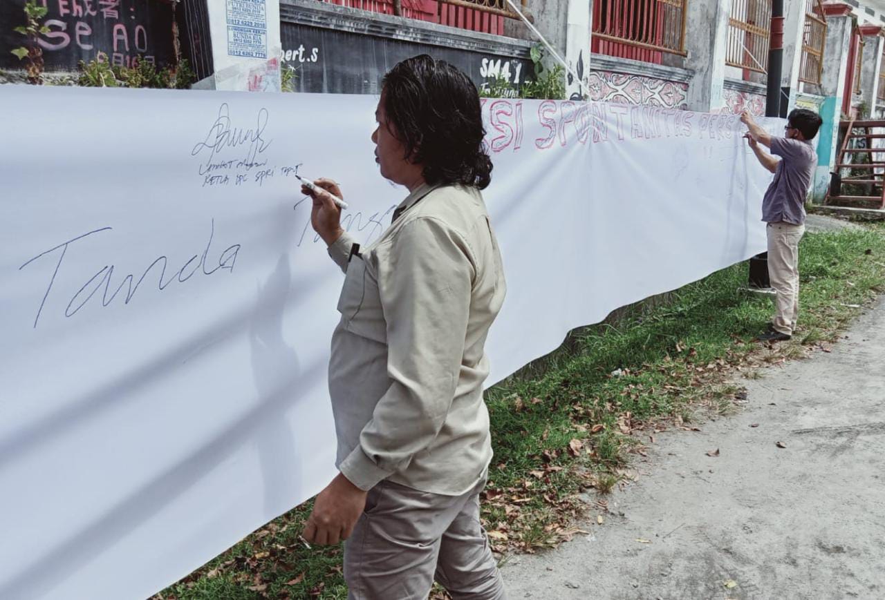 Petisi Tanda Tangan Tutup Togel Bergema di Taput, Pejabat Diundang Kurang Respon