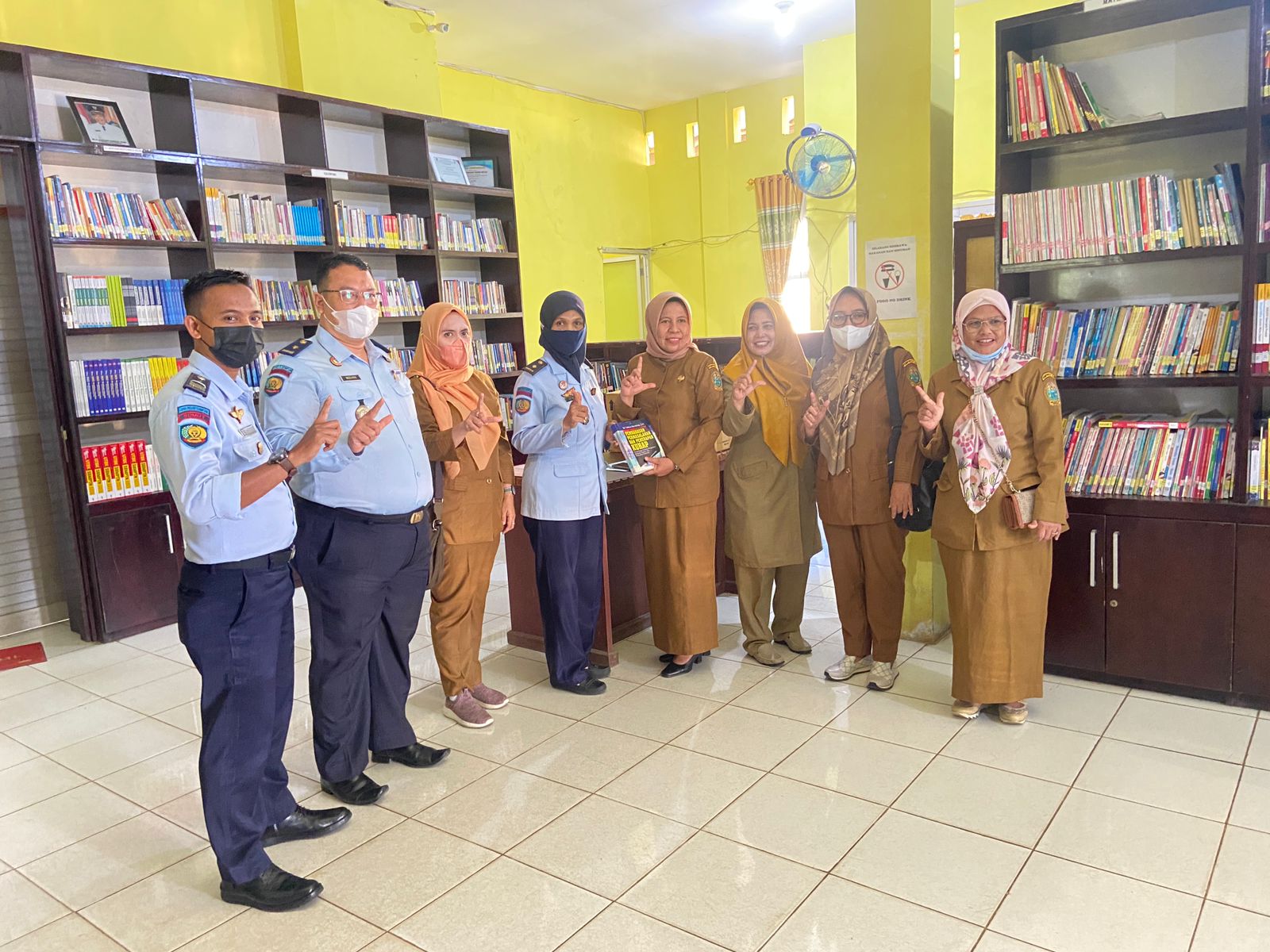 Lapas Sidempuan Terima Bantuan Buku Bacaan Sebanyak 100 Eksemplar