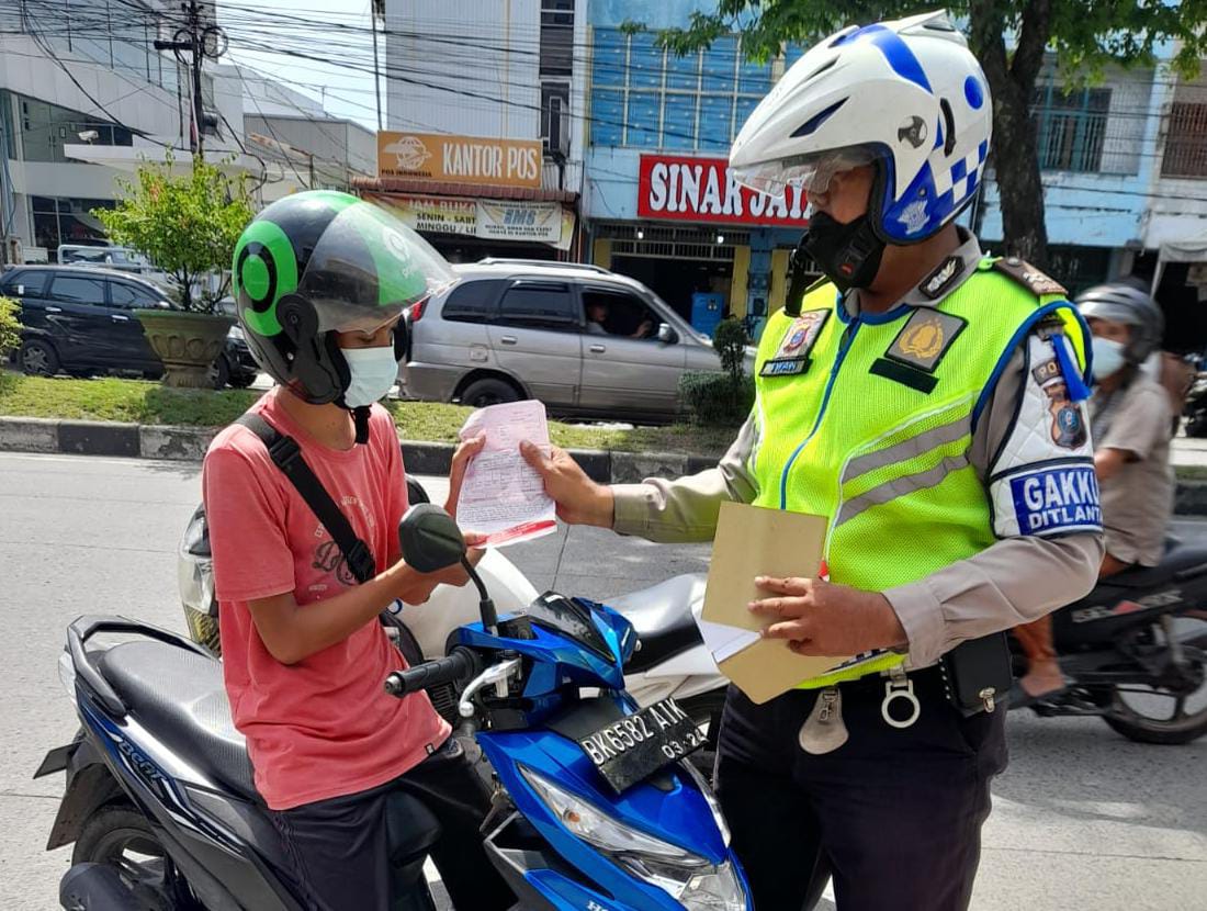 Poldasu Gelar Operasi Patuh Toba, 1.139 Pengendara Kena Teguran