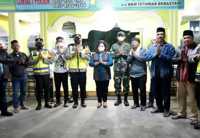 Bupati Karo Tinjau Kesiapan Masjid Pelaksanaan Sholat Idul Fitri 1443 H