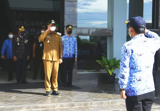 Pemkab Karo Gelar Upacara Peringatan Hari Pendidikan Nasional Tahun 2022