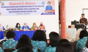 Wakil Bupati Karo Sambut Tim Penggerak PKK Provinsi Sumut