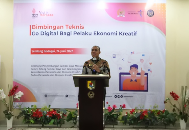 Pemkab Sergai-Kemenparekraf Gelar Bimtek UMKM Go Digital