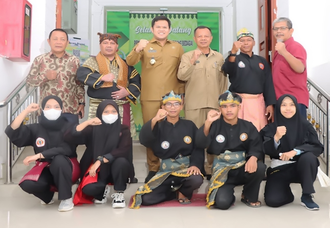 Lepas Kontingen ke Fornas, Wabup Sergai Ingin Pencak Silat Jadi Ekstrakurikuler