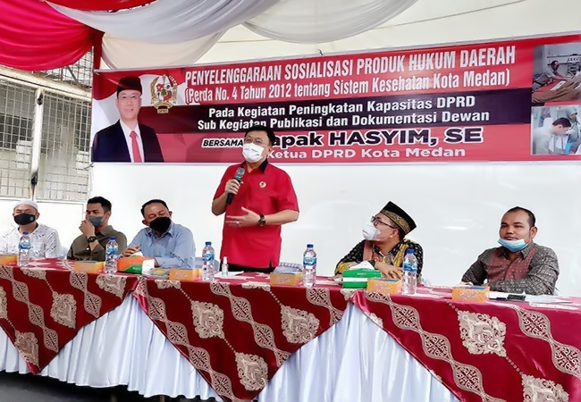 Ketua DPRD Medan Minta Peran Kepling Sukseskan Program UHC