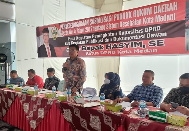 Ketua DPRD Medan Ajak Warga Peduli Kesehatan dan Waspadai Covid-19